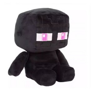 마인크래프트 봉제인형 오징어 토끼 알파카 고양이 돼지 양, 13CM-30CM, 13CM 앉은 엔더맨, 1개