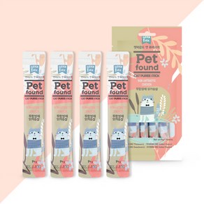 펫파운드 캣 퓨레스틱 닭가슴살 연어 14g x 4p x 1개(1봉) 고양이간식 스틱모음, 닭가슴살 (14gx4p)  9봉