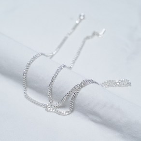 실버웍스 3미리 베이직 실버 체인 목걸이 은목걸이 3mm Basic Chain Silver Necklace