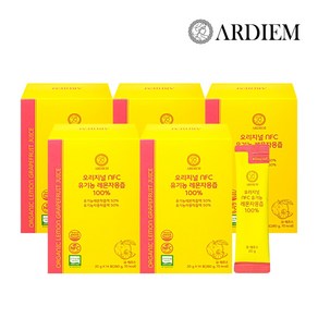 아르디엠 오리지널 NFC 유기농 레몬자몽즙 100% 착즙 레몬 자몽 원액, 5개, 280g