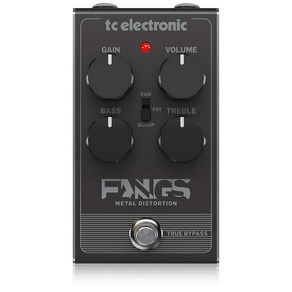 TC Electonic FANGS METAL DISTORTION 아날로그 디스토션 페달 기타 이펙터 아날로그