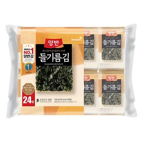 양반 들기름 도시락김, 108g, 1개