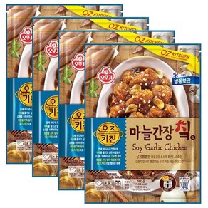 오즈키친 마늘간장치킨 580g, 4개