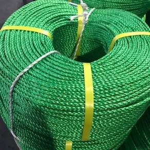 신한랜드 PE ROPE 피이로프 녹색 8mm*10m절단판매 묶음줄 빨래줄 캠핑줄 어망줄 포대묶음줄, 1개