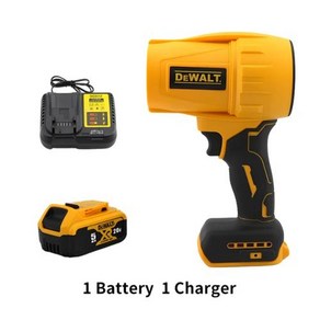 DEWALT 브러시리스 전기 송풍기 순수 구리 기계 20V 배터리 휴대용 가정 청소 산업용 먼지 제거 전동 공구, 1 Battey 1 Chage, AU, 1개