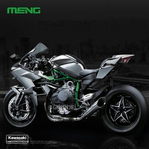 Meng MT-001S 19 Kawasaki Ninja 오토바이 조립 모델 키트 성인용 정적 모델 빌딩 키트 취미 컬렉션 DIY, 1개