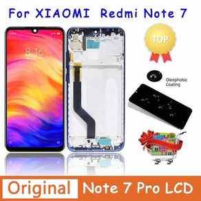 Xiaomi Redmi Note 7/Note 7 Pro LCD M1901F7H M1901F7G 디스플레이 스크린 터치 디지타이저 어셈블리 Not