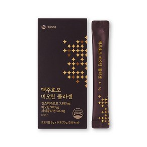 휴온스 맥주 효모 비오틴 콜라겐 1박스 (14포), 14정, 1개