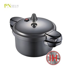 [패킹(벌크) 추가드림] PN풍년 풍년 블랙펄 메가IH 압력밥솥 인덕션 사용가능 압력솥, 8인용(4.2L), 1개
