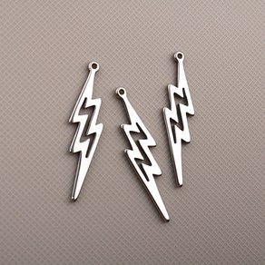 비즈아이 [8-015-15]써지컬스틸 펜던트 번개 8x33mm 1개