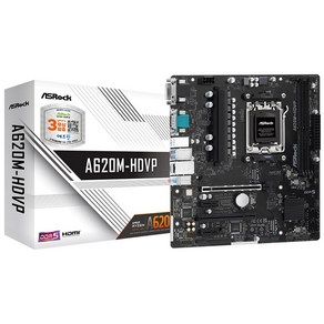 [ASRock] A620M-HDVP 에즈윈 (AMD A620/M-ATX), 선택없음