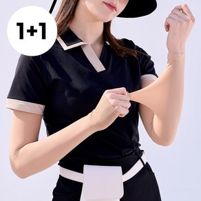베일리화이트 자외선차단 팔토시 스킨핏 골프 쿨토시 시즌2 양손등커버형 2P, 스킨, 2세트