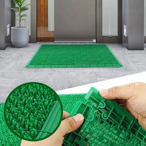 테잔디매트 발매트 제작 발닦개 신발털이 도어 현관 업소용 야외, 테잔디매트 대