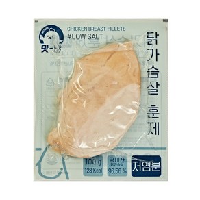 푸드원 훈제 닭가슴살 저염분, 100g, 10개