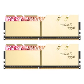 G.SKILL DDR4-3600 CL18 TRIDENT Z ROYAL 골드 패키지 (16GB(8Gx2)), 2개