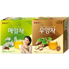 담터 메밀차 100T + 담터 우엉차 100T, 1세트, 100개입, 1.5g