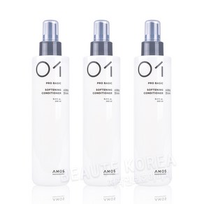 아모스 소프트닝 컨디셔너, 250ml, 3개