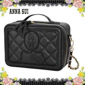 안나수이 ANNA SUI M./Ms.io 펀칭 여행 숄더백 크로스백 스마트폰 가방 데일리 핸드백 코디