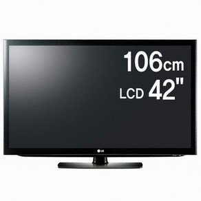 LG전자 엑스캔버스 42인치 FULL HD LCD TV 모니터 (42LD452), 고객직접설치, 스탠드형, 42LD452, 106cm/42인치