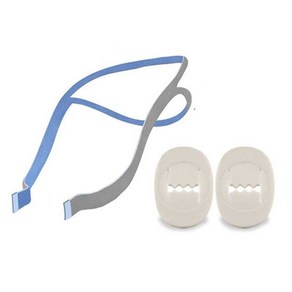 Resmed Aifit P10NASAL PILLOW 시스템 교체 헤드 기어 및 클립 스트랩 용, 1, 1개