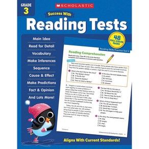 Scholastic Success With Reading Tests 개정판 선택구매, Gade 3 Wokbook