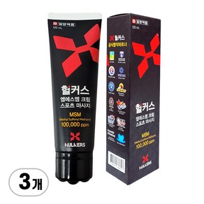 일양약품 헐커스MSM크림 근막이완 스포츠마사지, 1개입, 3개, 120ml