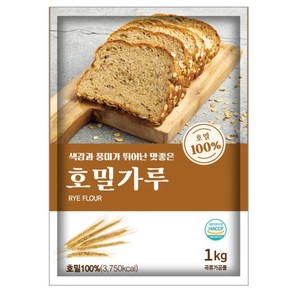 새롬푸드 맛좋은 호밀가루, 1kg, 5개