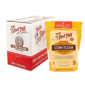 밥스 레드밀 옥수수 가루 624g x 4팩 (지퍼백 글루텐프리) Corn Flour