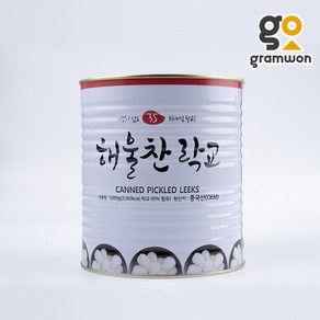 프리미엄 락교 3S 3kg 해울찬 일식 락교 대용량 업소용 반찬