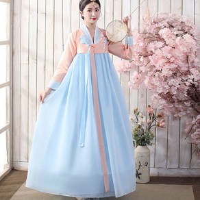 COBOTOR 봄 여자 한복 궁전 촬영복 개량한복 무대 연출복 저고리 Women's hanbok impoved hanbok JX0079