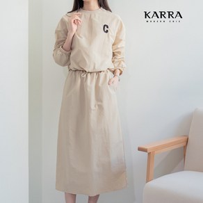 카라 KARRA 로고바스락블라우스+스커트SET A3F0099