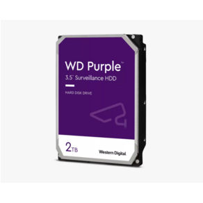 WD퍼플 HDD 2TB WD23PURZ CCTV하드디스크 DVR NVR 웨스턴디지털 PURPLE 보안용 NAS 하드