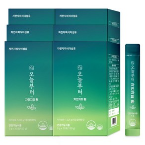 오늘부터 차전자피 환 쾌변 식이섬유 (30포), 150g, 6개