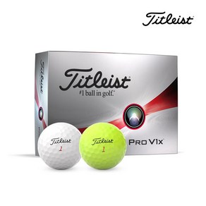 타이틀리스트 골프공 4피스 PRO V1X, 화이트, 12개입, 1개