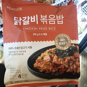 피코크 닭갈비 볶음밥 210g x 4입, 아이스팩 포장, 1개, 840g