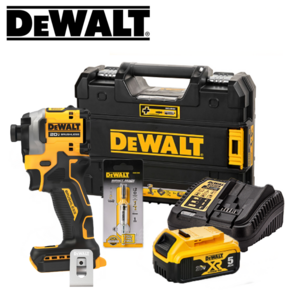 디월트 DCF850P2A 충전 컴팩트 임팩 드라이버 20V 5.0Ah 배터리1개 세트, 1개, 본품(배터리없음)