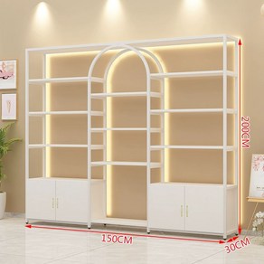 아치형 디스플레이 진열대 북유럽 뷰티샵 매장 유럽풍, 기본 색상, 1개
