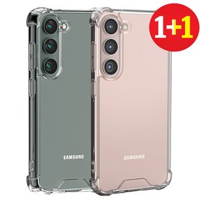 1+1 하이브리드 변색없는 투명범퍼 슈퍼방탄 케이스 -갤럭시A15 LTE (A155)