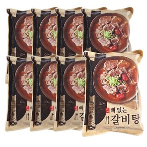 강부자 뼈없는 갈비탕 800g 6.4kg, 1세트