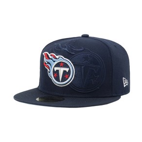 뉴에라 [슈즈네][정품] NFL 오피셜 캡 테네시 타이탄스 TM 미식축구 모자 59FIFTY 사이즈캡 트레이닝 선수모자