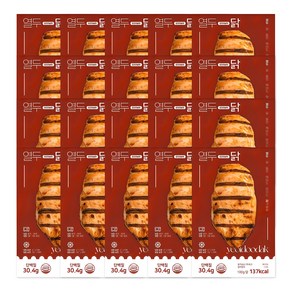 열두닭 오븐으로만 조리한 닭가슴살 오리지널 훈제맛, 100g, 30개