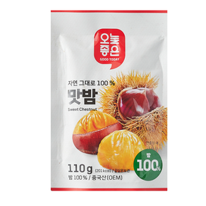 자연맛밤 오늘좋은 맛밤 (110G), 4개