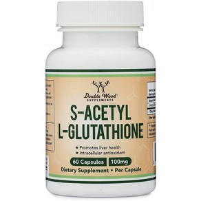 더블우드 아세틸 글루타치온 S 아세틸 L 글루타치온 S-Acetyl L-Glutathione 100 mg 60캡슐