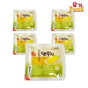 요기푸드 세천팜 일회용 단무지 170g x 5개입