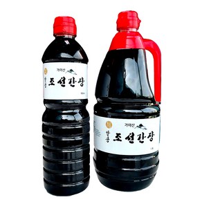 깊고 부드러운맛 5년 숙성 가야산 알콩 조선간장, 1개, 900ml