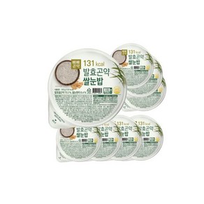 131kcal 발효곤약쌀눈밥 150g 8팩 (발효와 쌀눈의 효능이 하나로), 8개