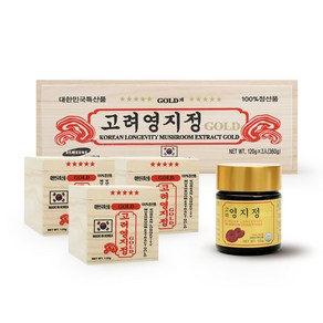 {Gibogam} 고려영지정 GOLD 120g x 3병 (목함)