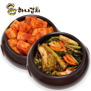 열무김치 2kg + 깍두기 2kg, 1개, 4kg