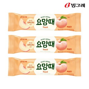 빙그레 요맘때 복숭아 바 70ml, 30개