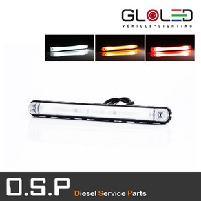 LED 면발광 사이드램프 12V/24V [카라반/캠핑카/화물차/추레라/샷시/측면등/옆면등/차폭등] [FT-029], 황색(12V/24V 겸용), 1개